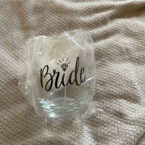 Bride Stemless Wine Glass